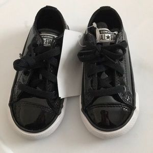 Toddler black converse